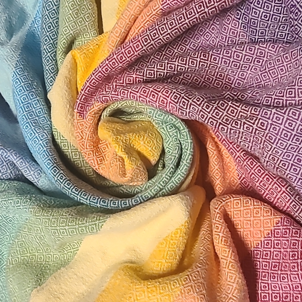 Girasol diamond weave light rainbow WCRS